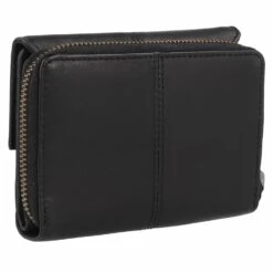 Black Nappa Cartera Protección RFID Piel 13 Cm -Bolsa De Viaje 177540c7bcb8db31697b601642eac8d4 3