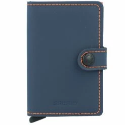Secrid Miniwallet Estuche Para Tarjetas De Crédito De Cuero RFID Mate 6,5 Cm