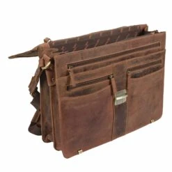 Maletín Vintage Piel 38 Cm Con 2 Compartimentos Principales -Bolsa De Viaje 32331f5ffca18bc7e336aa34c4bd5bc4 2
