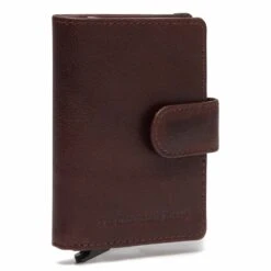 Antiguo Buff Praga Estuche Para Tarjetas De Crédito RFID Piel 7 Cm