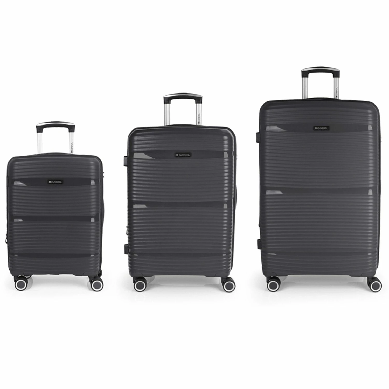 Gabol Akane 4 Roll Suitcase Set 3pcs. 1 Gabol Akane 4 Roll Suitcase Set 3pcs.