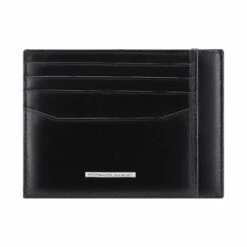 Porsche Design Funda Clásica Para Tarjetas De Crédito De Cuero RFID 11,5 Cm