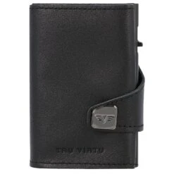 Click & Slide Porta Tarjetas De Credito Monedero RFID Piel 6,5 Cm