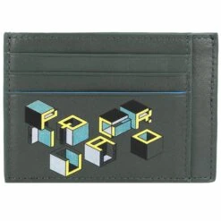 Piquadro Blue Square Revamp Porta Tarjetas De Credito RFID Piel 11,5 Cm