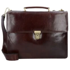 Leonhard Heyden Cambridge Maletín Con Compartimento Portátil Piel 40 Cm