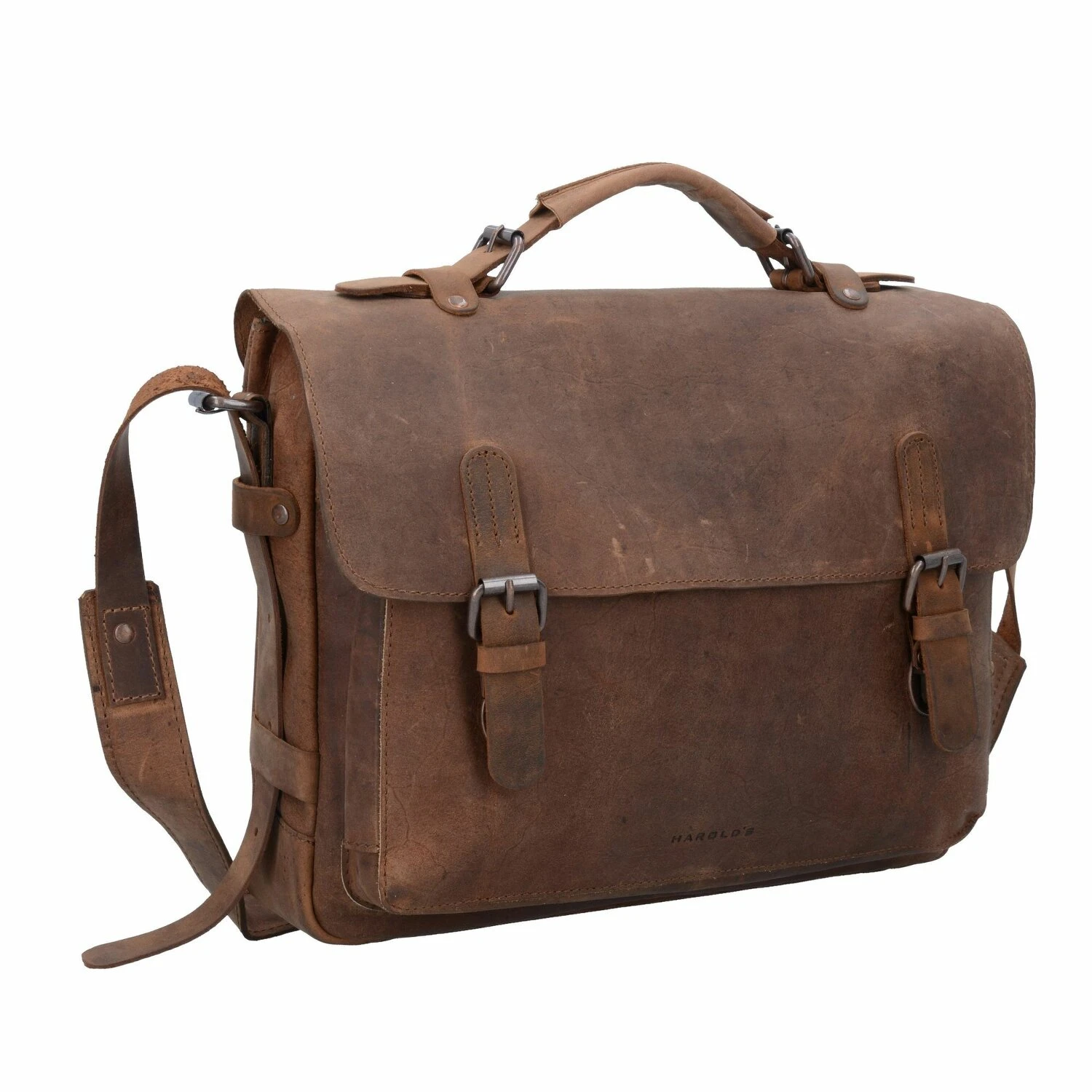 Maletín Antiguo Piel 38 Cm 2 Maletín Antiguo Piel 38 Cm - Imagen 2