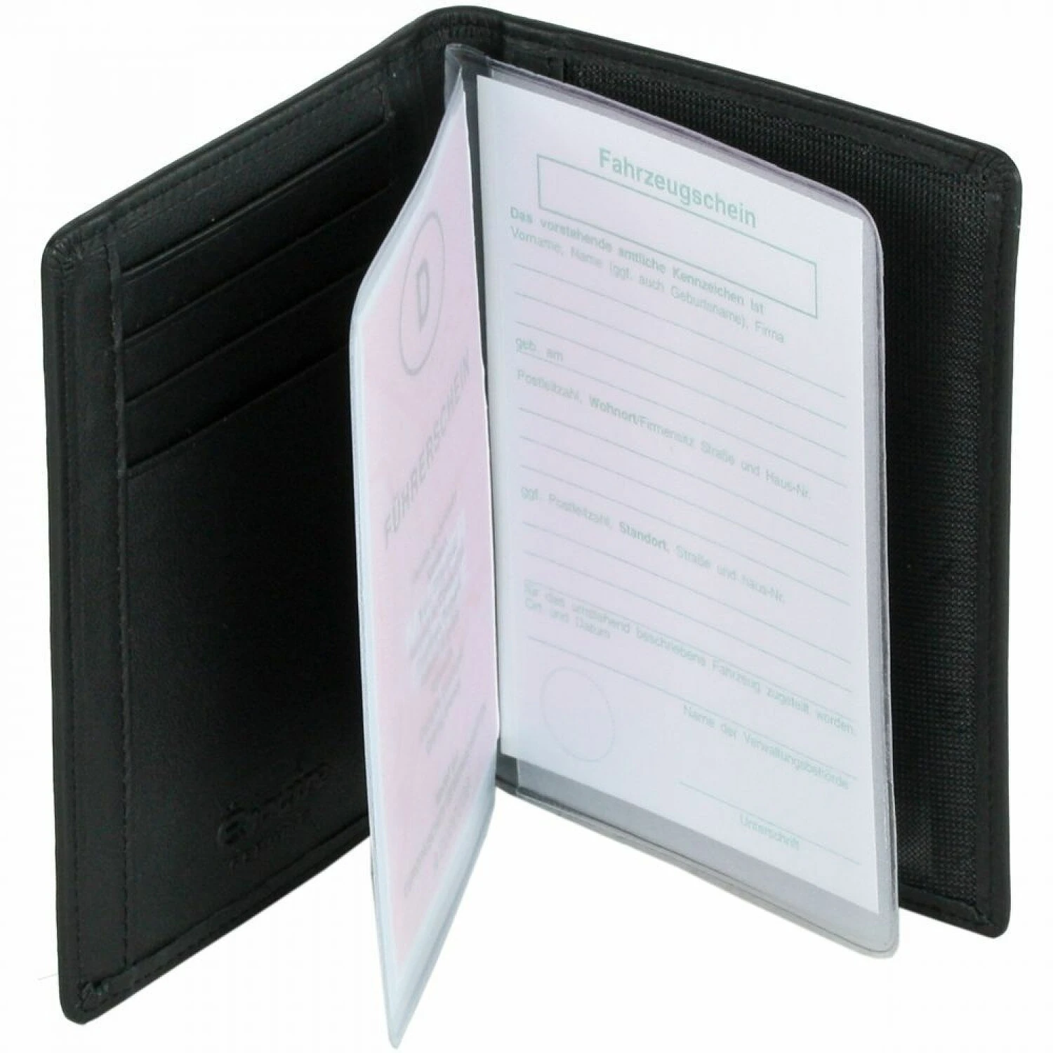 Funda De Identificación De Cuero Con Logotipo 9 Cm 3 Funda De Identificación De Cuero Con Logotipo 9 Cm - Imagen 3