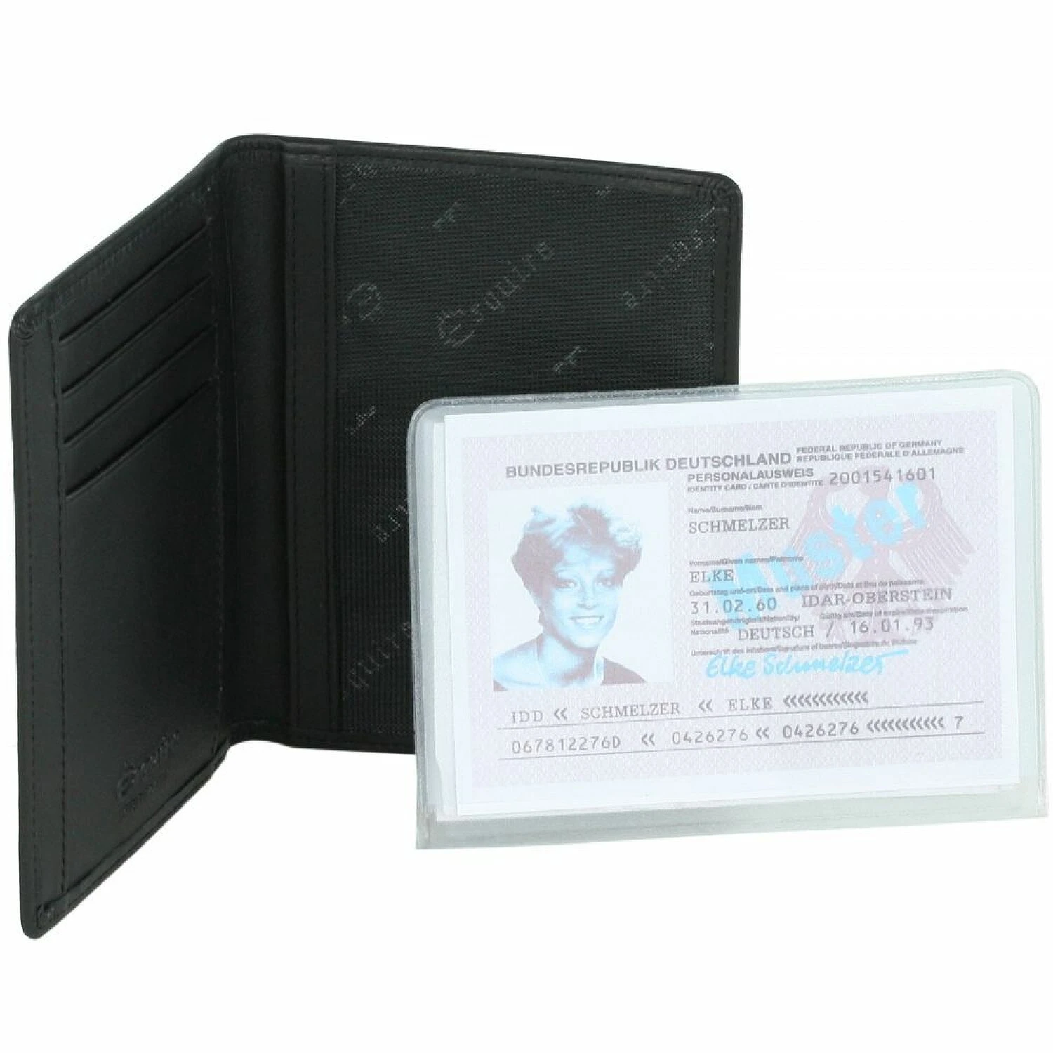 Funda De Identificación De Cuero Con Logotipo 9 Cm 4 Funda De Identificación De Cuero Con Logotipo 9 Cm - Imagen 4