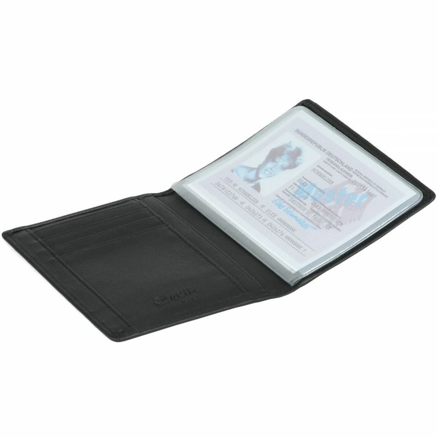 Funda De Identificación De Cuero Con Logotipo 9 Cm 2 Funda De Identificación De Cuero Con Logotipo 9 Cm - Imagen 2