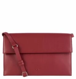 Bolso De Mano Leila De Cuero Suave 23 Cm