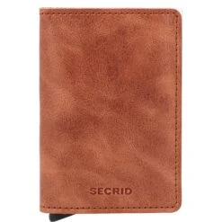 Secrid Slimwallet Vintage Porta Tarjetas De Credito Monedero RFID Piel 6,5 Cm