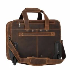 Vintage 2 Ruedas Carrito De Negocios 33 Cm Compartimento Para El Portátil 9 Vintage 2 Ruedas Carrito De Negocios 33 Cm Compartimento Para El Portátil -Bolsa De Viaje be9f270f12401fb3a46870bacc5f1a9e 3