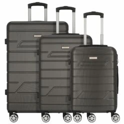 Bergamo 4 Ruedas Juego De Maletas 3 Piezas