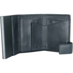 SecWal 2 Kreditkartenetui Geldbörse RFID Leder 9 Cm
