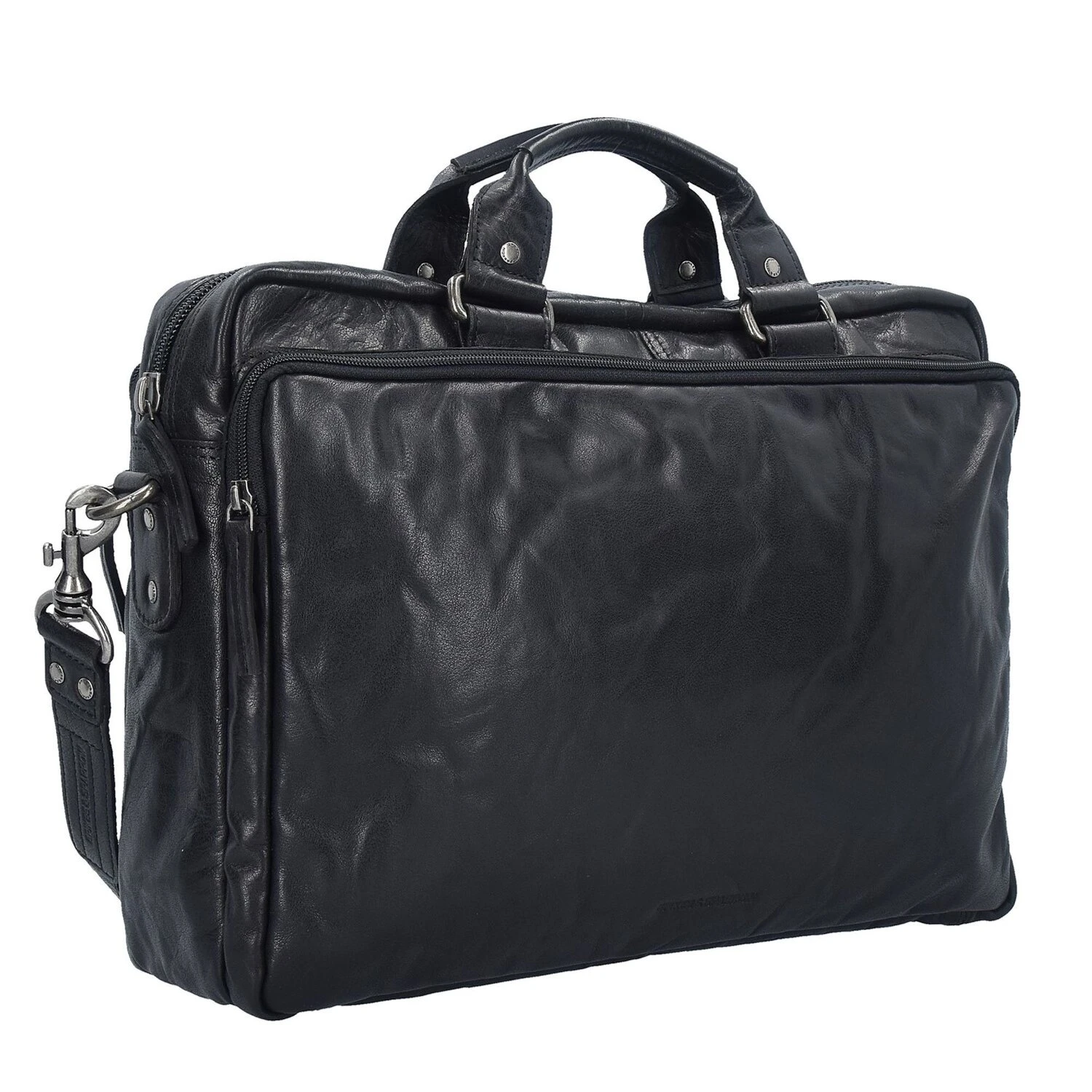 SPIKES & SPARROW Bronco Maletín Piel 42 Cm Compartimento Para Portátil 2 SPIKES & SPARROW Bronco Maletín Piel 42 Cm Compartimento Para Portátil - Imagen 2