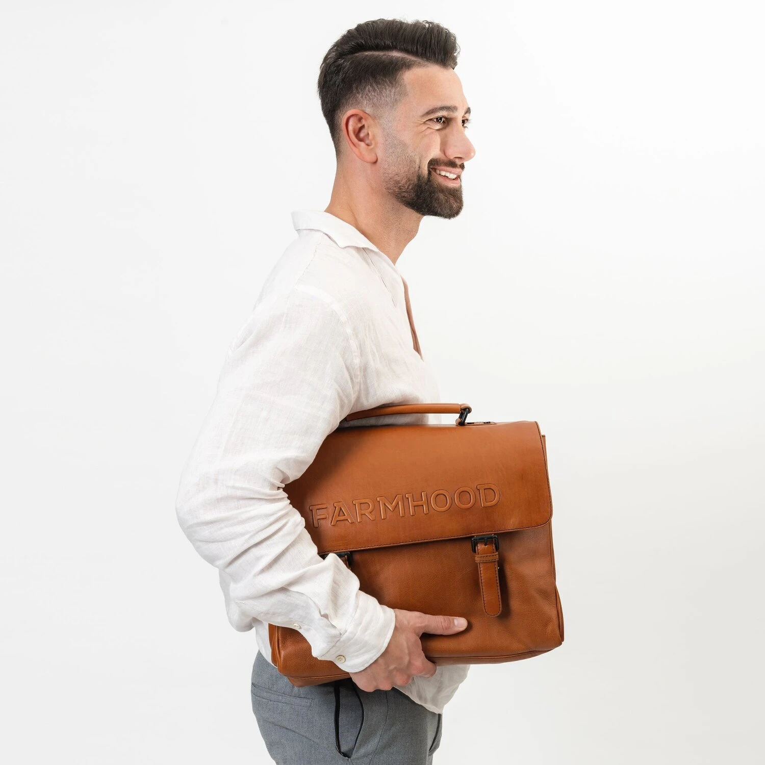 Memphis Maletín XXL 3 Compartimentos Cuero 39 Cm 2 Memphis Maletín XXL 3 Compartimentos Cuero 39 Cm - Imagen 2